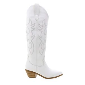 BILLINI URSON WHITE COWBOY BOOT